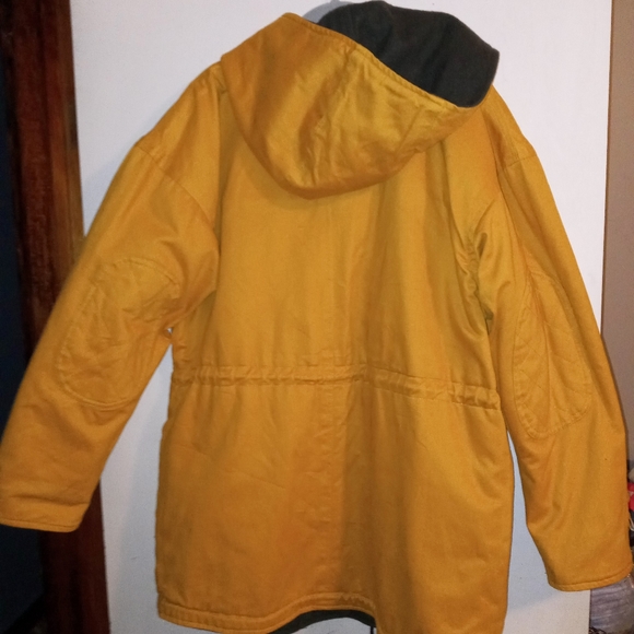 Braefair reversible wool coat size small yellow and grey. - Picture 2 of 11